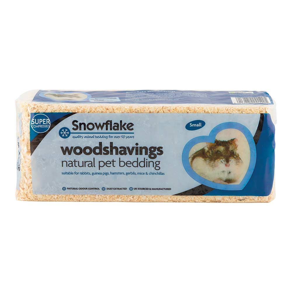 Snowflake Woodshavings Natural Pet Bedding 1kg