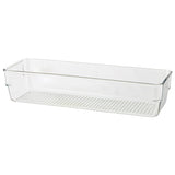 Clear Plastic Fridge Long Storage Basket