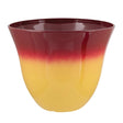 Abigal fade out planter in red and orange design on a white background