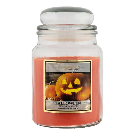 18Oz Jar Scented Candle Pumpkin Spice | Poundstretcher 343857