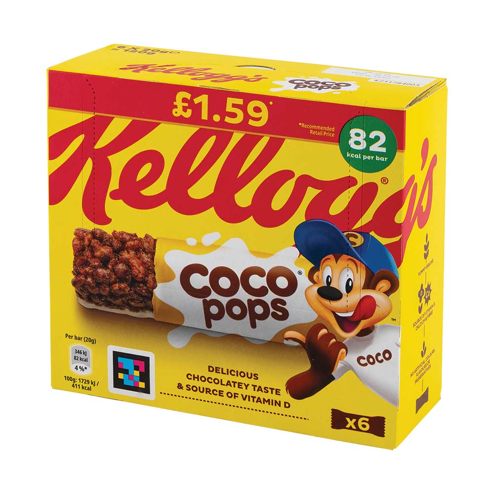 Kellogg's Coco Pops 6 x 20g Bars