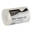 5 Pack Mini Tape Rolls 344229