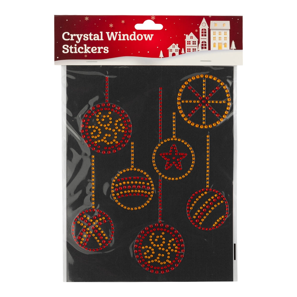 Baubles Window Gel Stickers  344261-BAUBLES