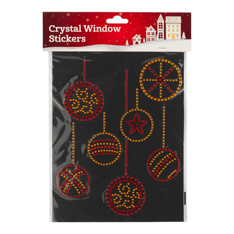 Baubles Window Gel Stickers  344261-BAUBLES