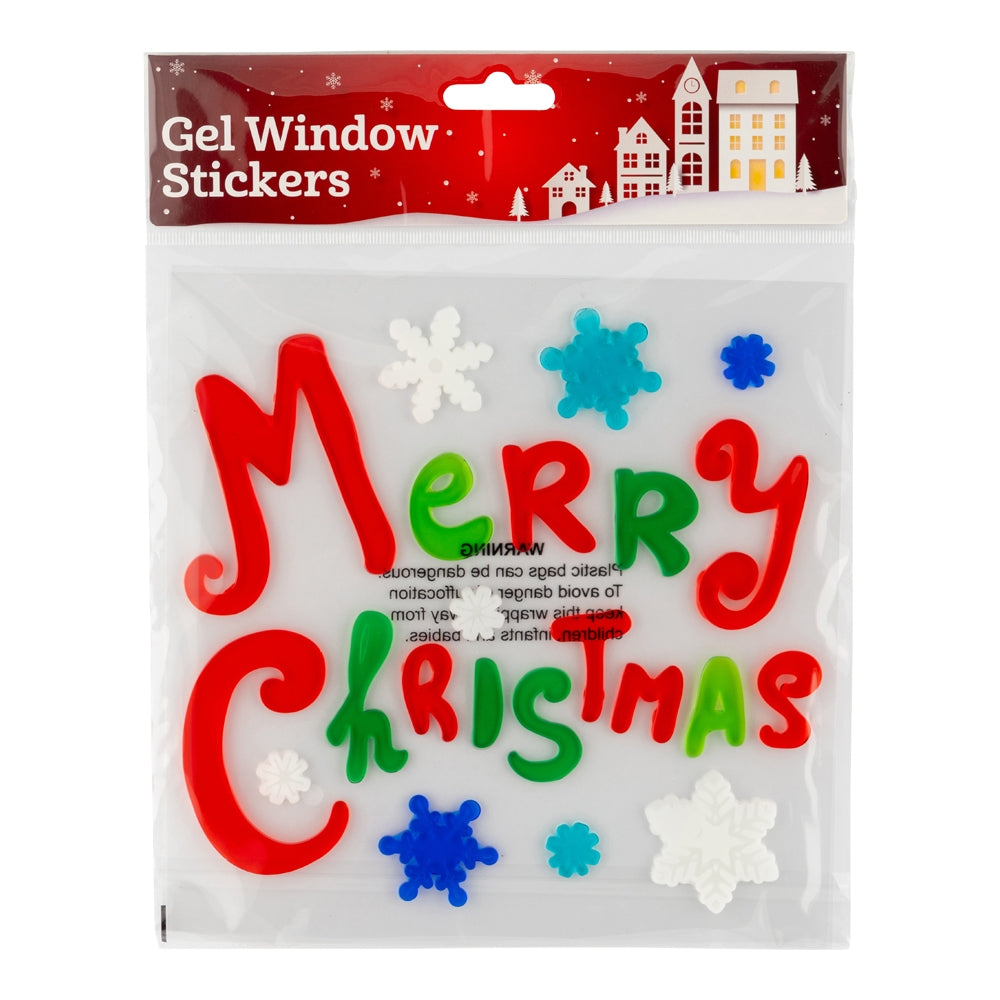 Xmas Window Gel Stickers  334262-XMAS