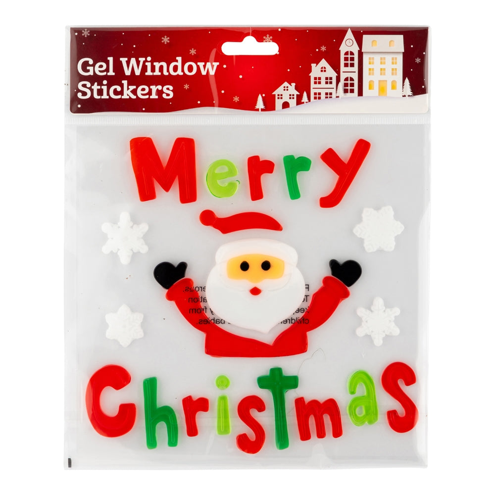 Santa Window Gel Stickers  344262-SANTA