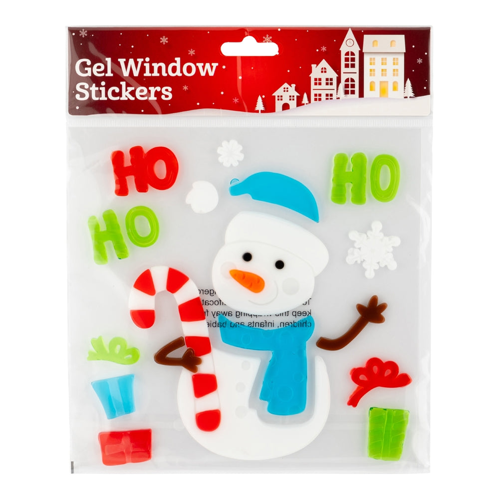 Snowman Window Gel Stickers  344262-SNOWMAN