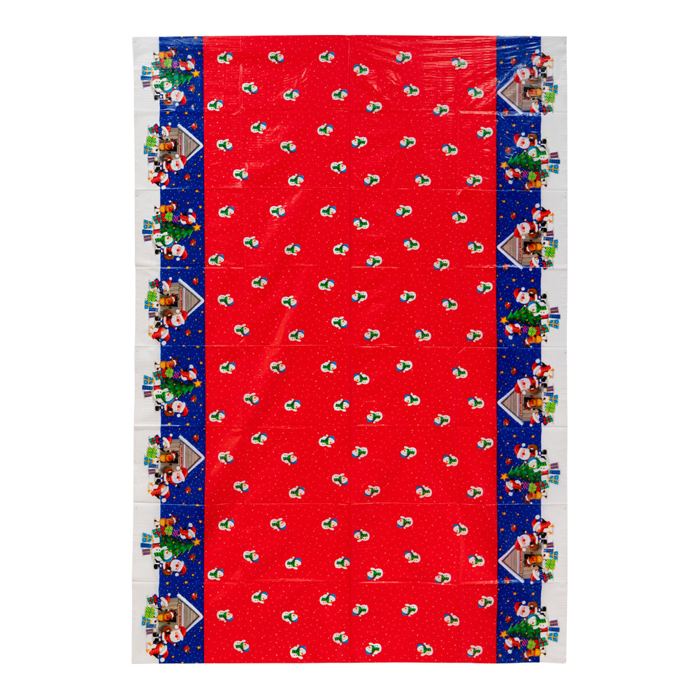 Snowman Plastic Table Cover 120cm x 180cm