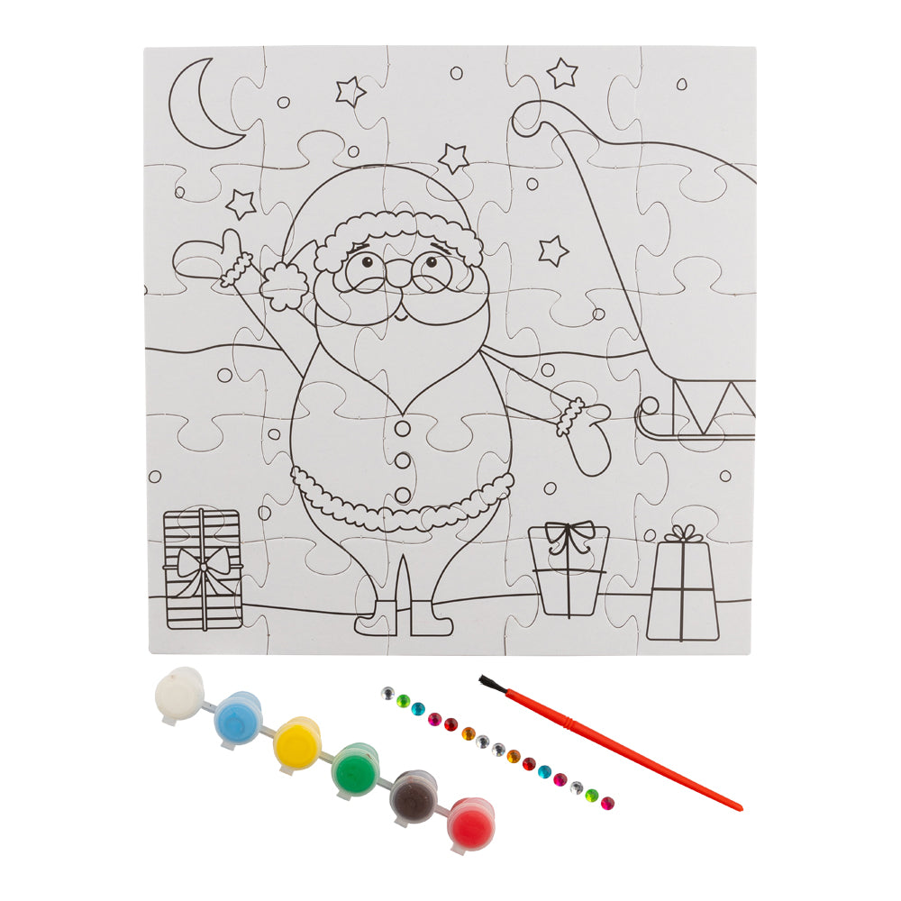 Christmas Paint Your Own Puzzle Set