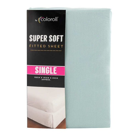 Duck Egg Single Fitted Sheet | Poundstretcher  345140