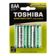 Toshiba Aa Batteries 8 Pack | Poundstretcher 345152