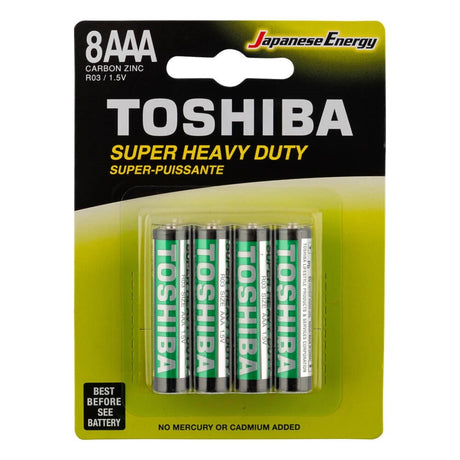 Toshiba Aaa Batteries 8 Pack | Poundstretcher 345153