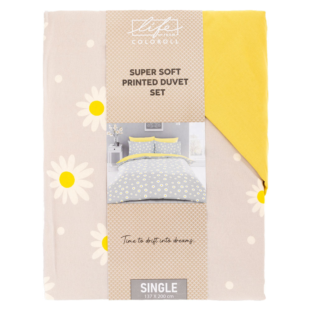 Printed Duvet Set Single