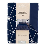 Printed Duvet Set Single