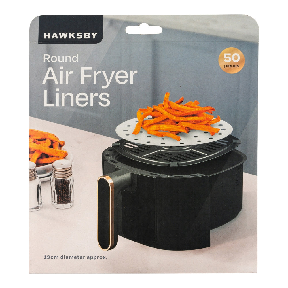 Hawksby - Round Air Fryer Liners - 50Pk 345211