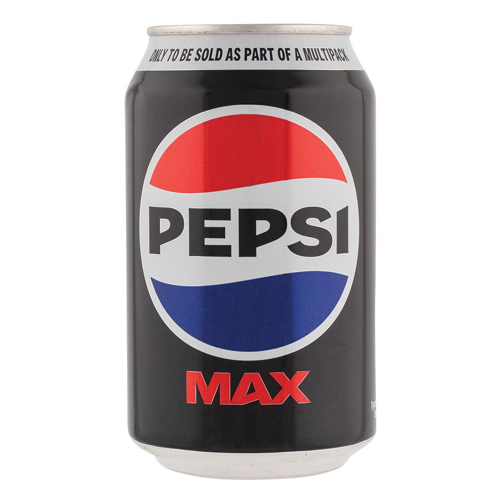 Pepsi Max Cola Soft Drink No Sugar 330ml x 8 Pack