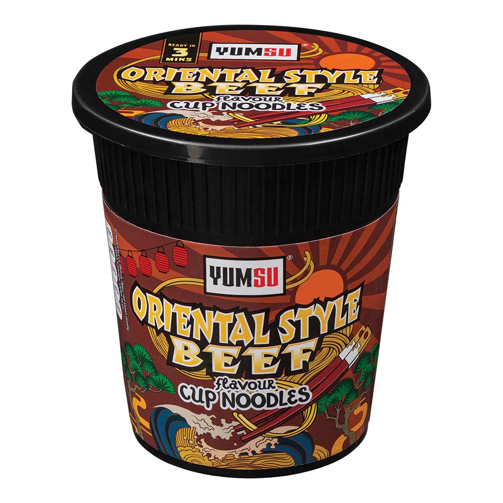 Yumsu Oriental Style Beef Cup Noodles 60g
