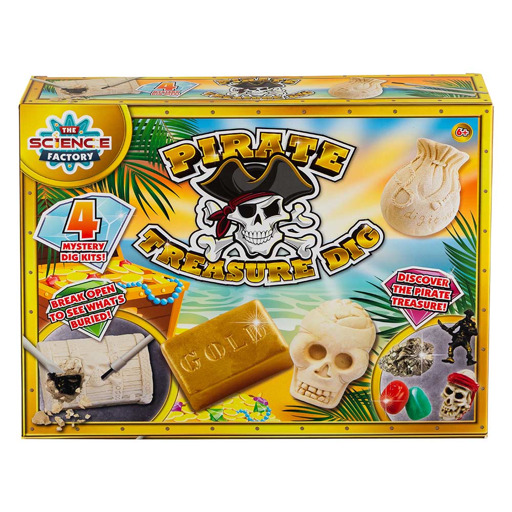The Science Factory Pirate Treasure Dig Kit