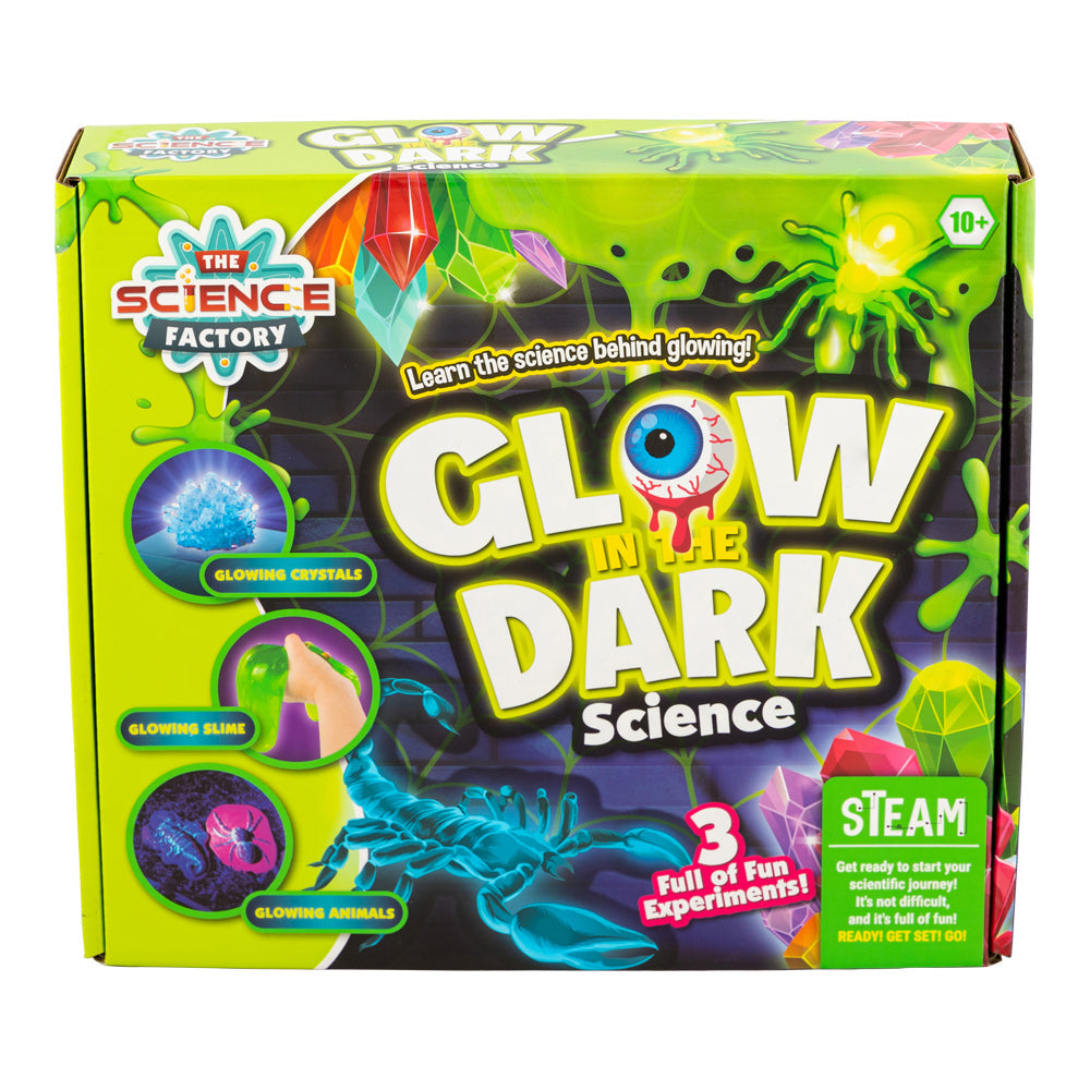 The Science Factory Glow In The Dark Science Kit | Poundstretcher