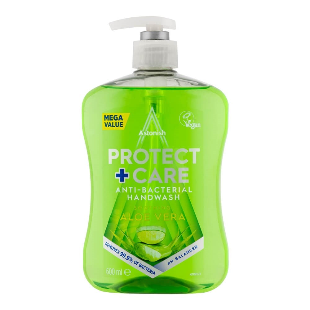 Astonish Antibacterial Aloe Vera Handwash 600Ml | Poundstretcher 345671