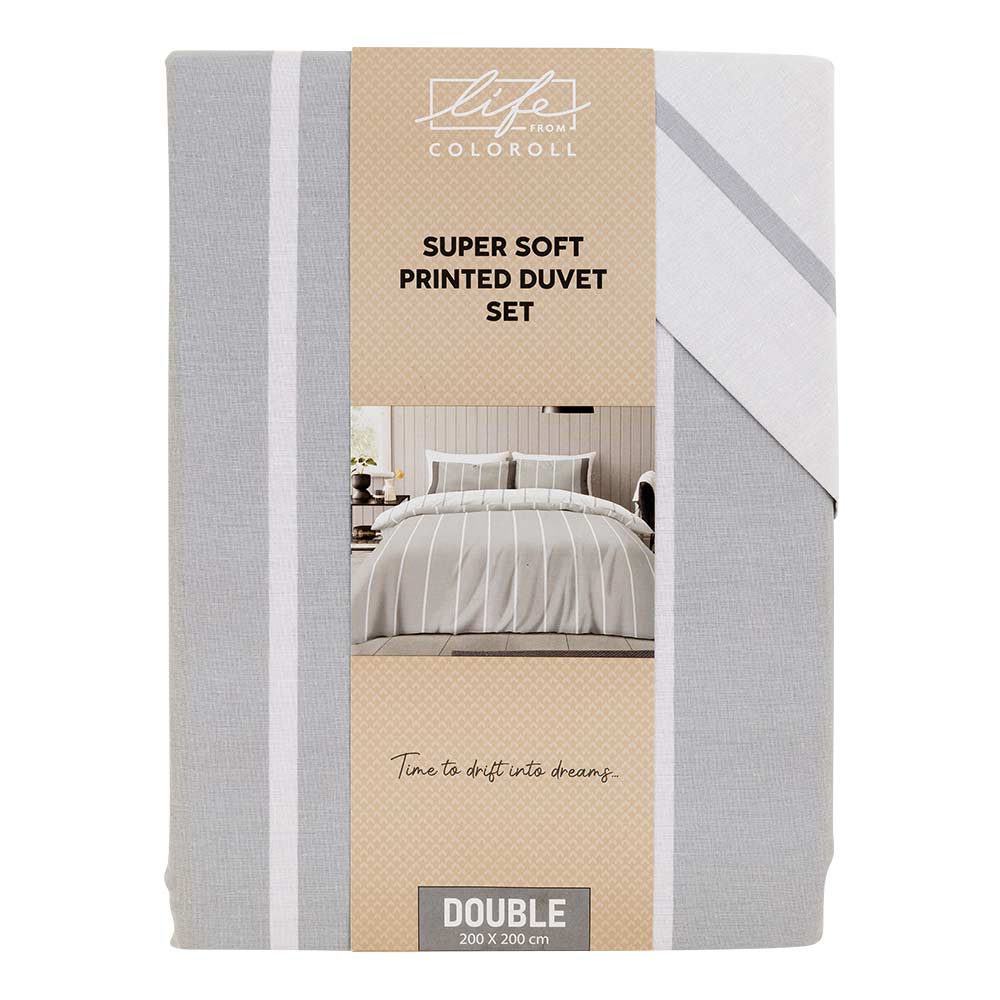 Poly Cotton Duvet Set Double