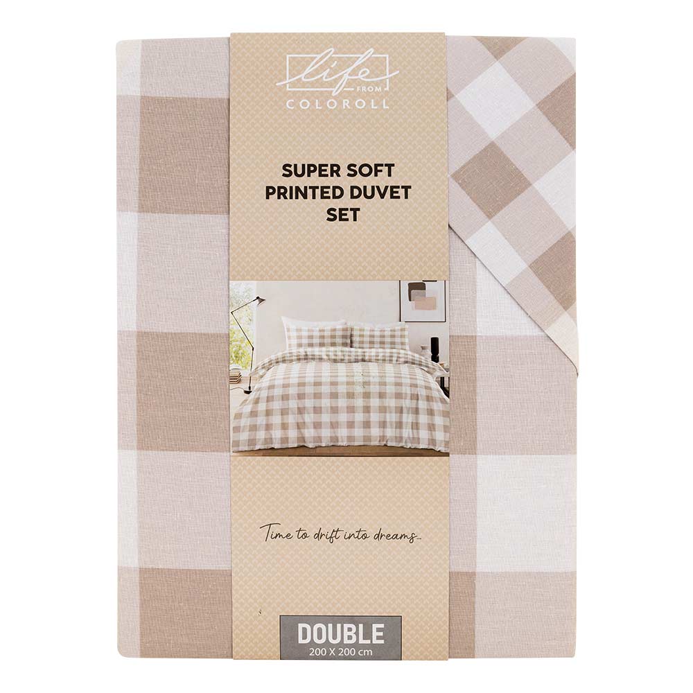 Poly Cotton Duvet Set Double