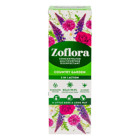 Zoflora Concentrated Multipurpose Disinfectant 250Ml - Country Garden 345925