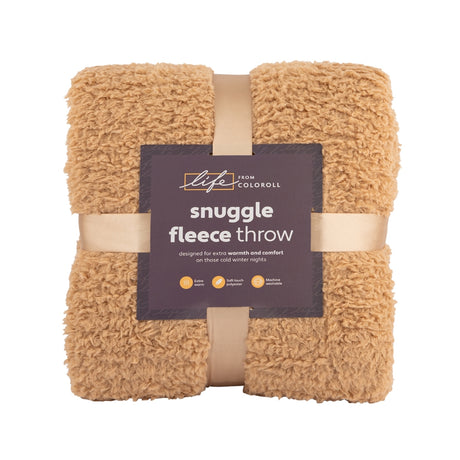 Snuggle Fleece Throw - Biege 345930