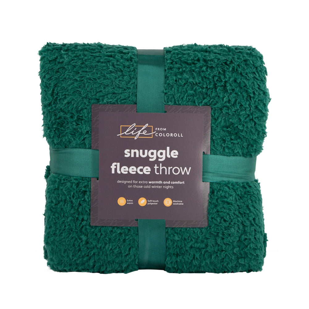 Snuggle Fleece Throw - Green 345931