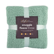 Snuggle Fleece Throw - Light Green 345933