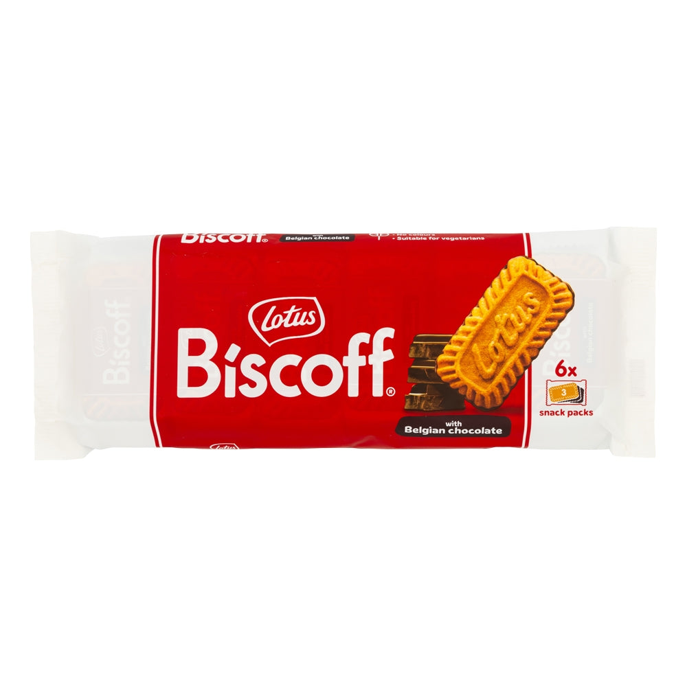 Lotus Biscoff Belgian Chocolate - 6 X3Pack 346000