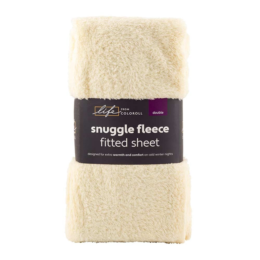 Snuggle Fleece Fitted Sheet  | Poundstretcher  346171
