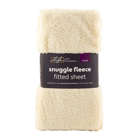 Snuggle Fleece Fitted Sheet  | Poundstretcher  346171