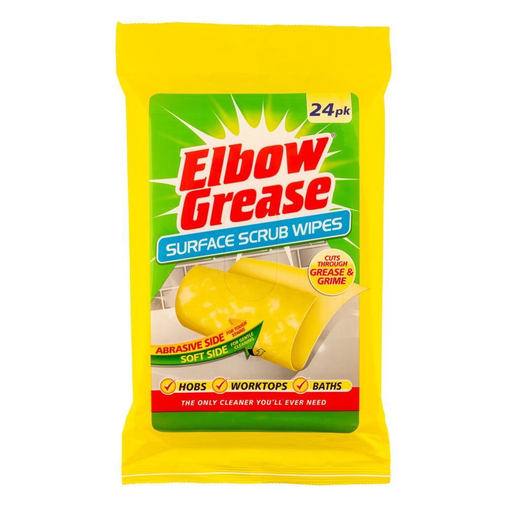 Elbow Grease Surface Scrub Wipes 24 Pack