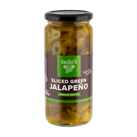 Stello'S Pickled Sliced Green Jalapeno - 480G 346400