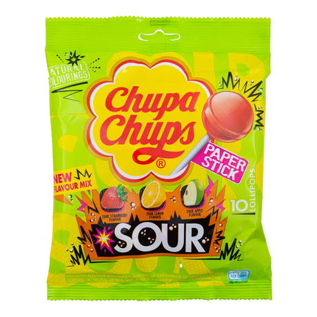 Chupa Chups Sour 10 Pack | Poundstretcher  346419