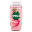 Radox feel uplifted body wash on a white background