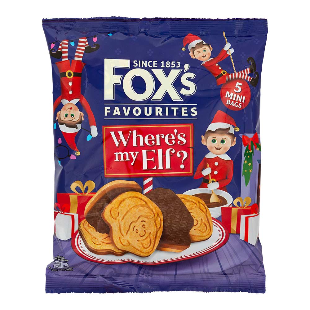 Fox's Favourites Where' My Elf Mini Bags 20g x 5 Pack
