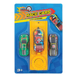 Race Cars with Launcher 3 Pack