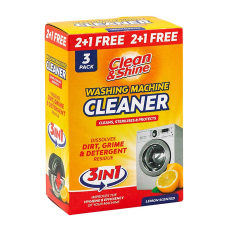 Washing Machine Scented Cleaner 3Pk | Poundstretcher 346867