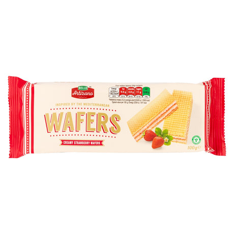 Bello Artizano Creamy Strawberry Wafers - 100G 346897