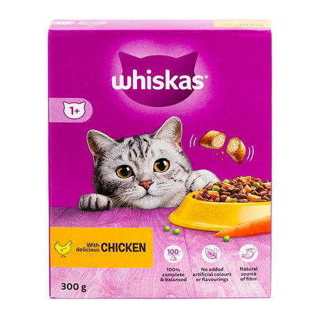 Whiskas Chicken Dry 1+ 300G | Poundstretcher  347184