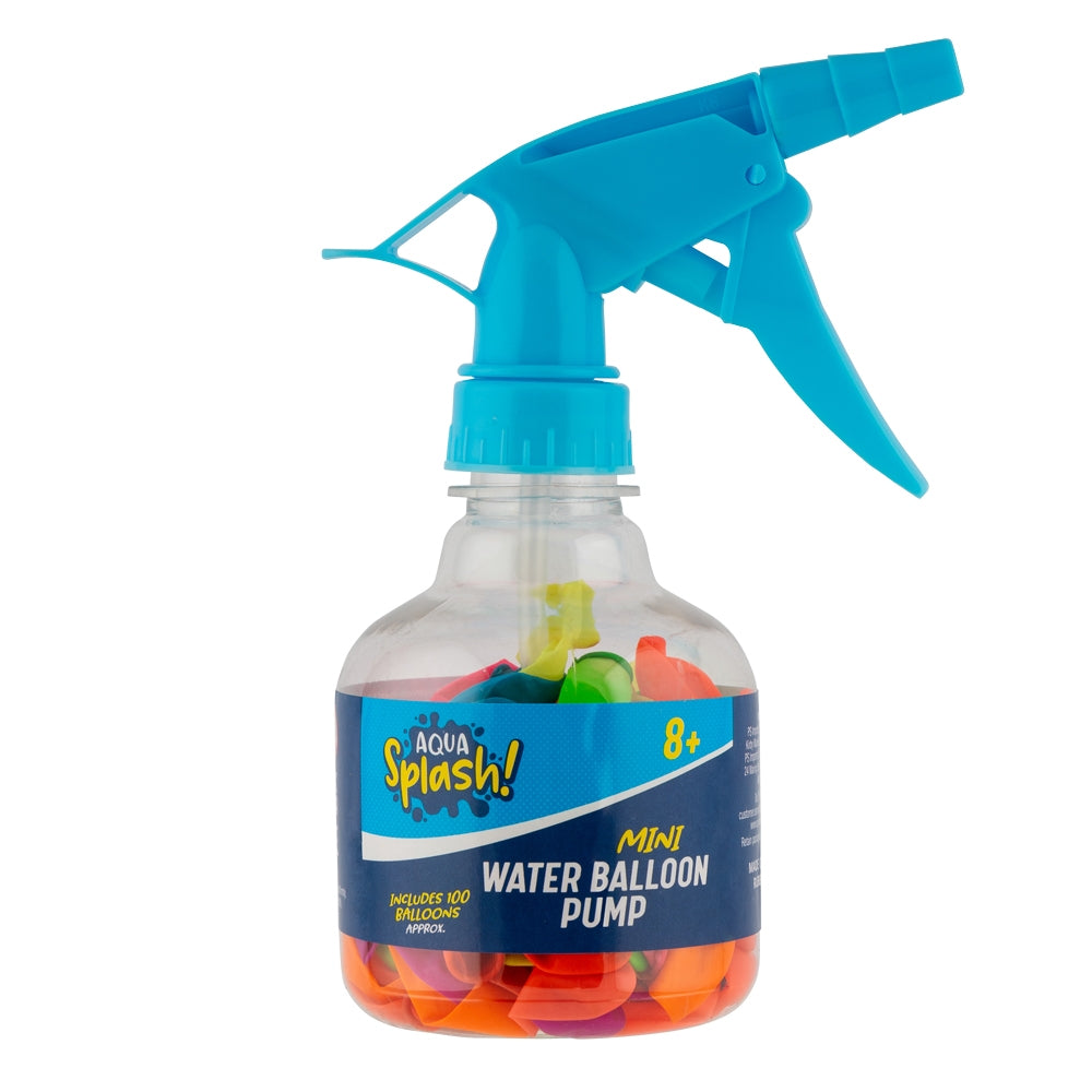 Mini Water Balloon Pump With 100 Balloons | Poundstretcher 347217