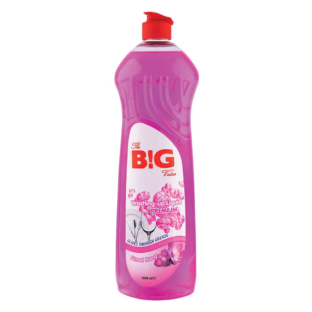 The Big Value Washing Up Liquid 1 Litre - Floral