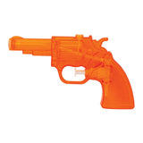 Orange water gun on a white background
