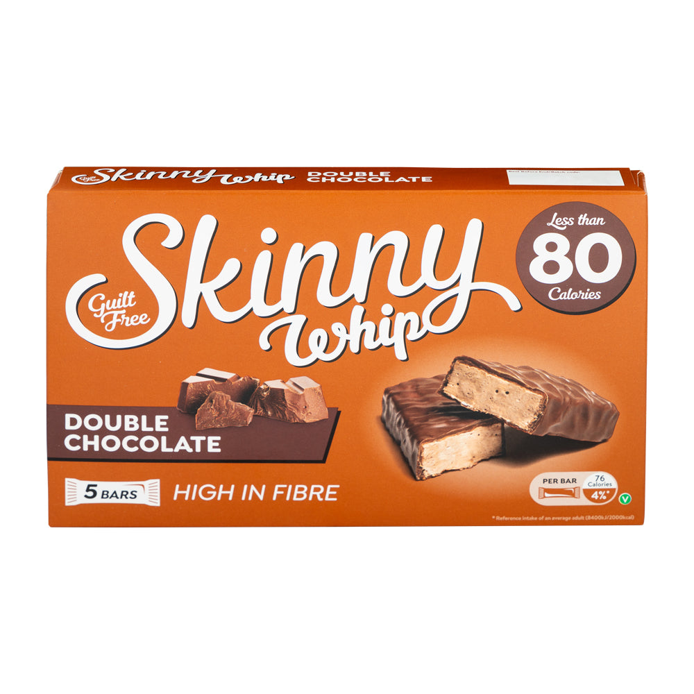 Skinny Whip Bars Double Chocolate 20g x 5 Pack