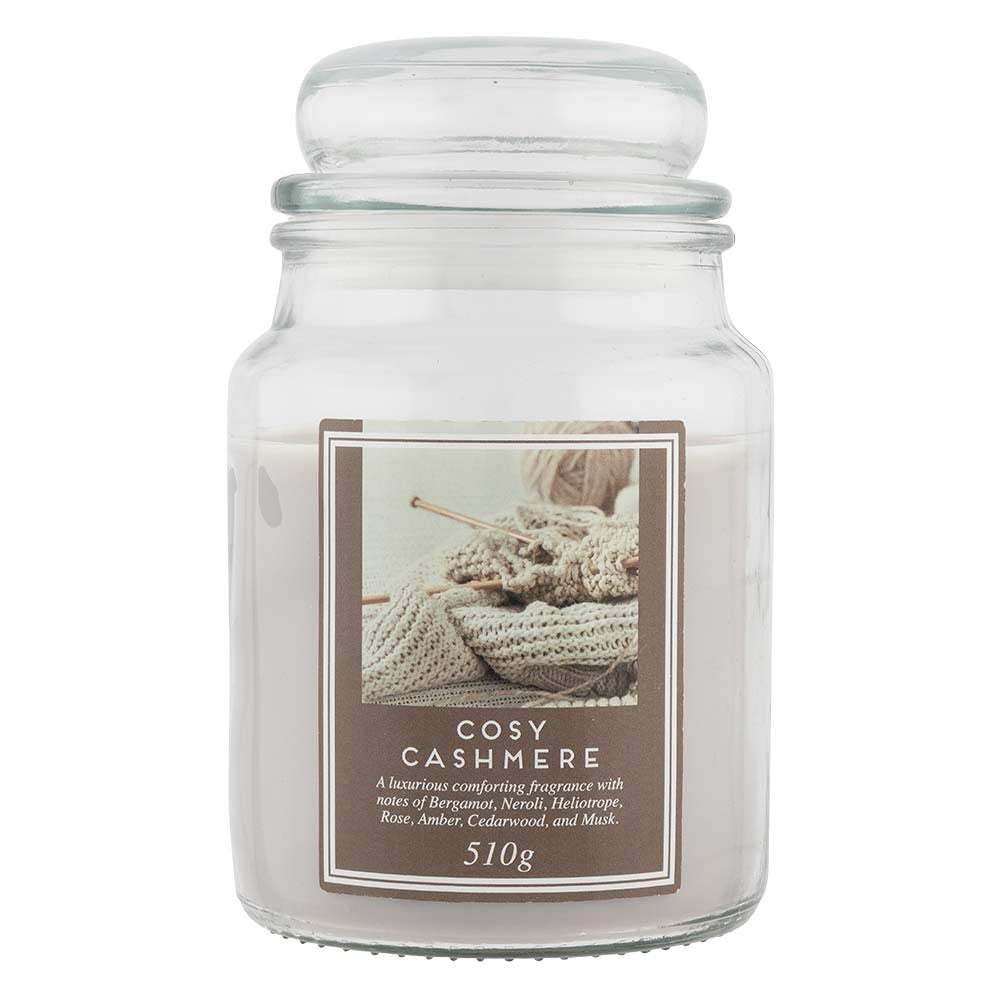Cosy Cashmere 18Oz Jar Candle | Poundstretcher  502041