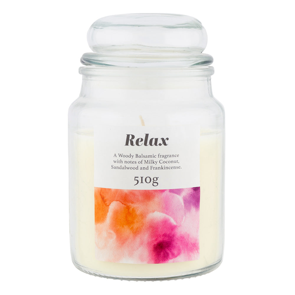 18oz Relax Jar Candle