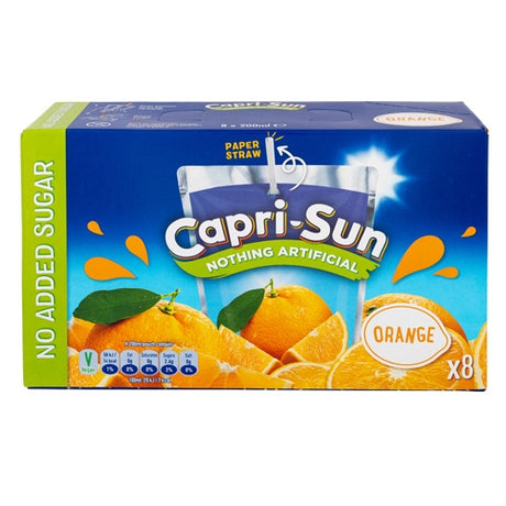 Capri-Sun Orange No Added Sugar 8 X 200 Ml | Poundstretcher 502361