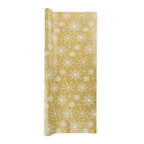 Christmas Gift Wrap Gold & Silver Design 10 Metres